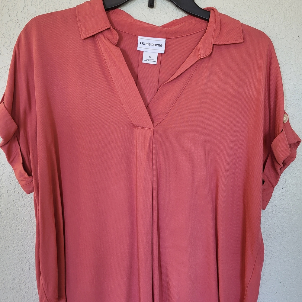 Liz Claiborne Women's Coral Top